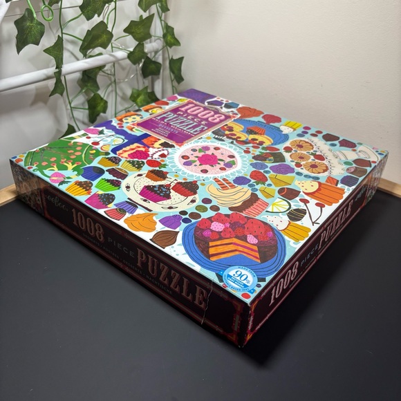 Desserts 1000 Piece Jigsaw Puzzle by Eeboo - Picture 4 of 6